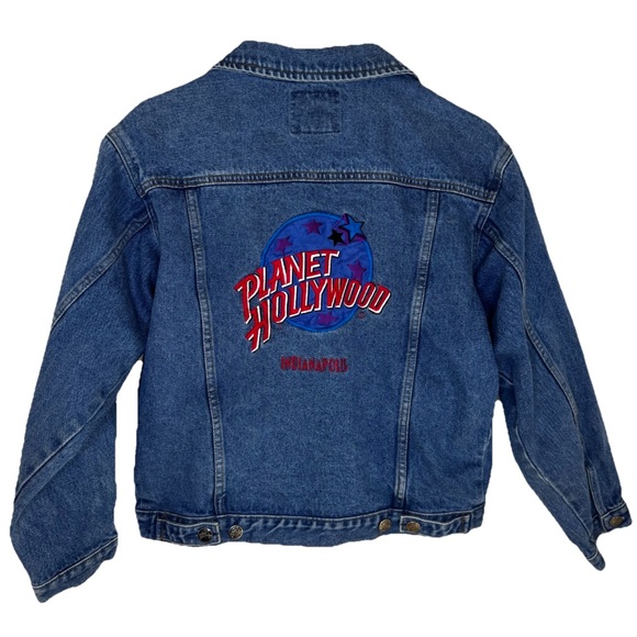 planet hollywood Jackets & Blazers - Vintage Planet Hollywood Indianapolis Denim Jacket